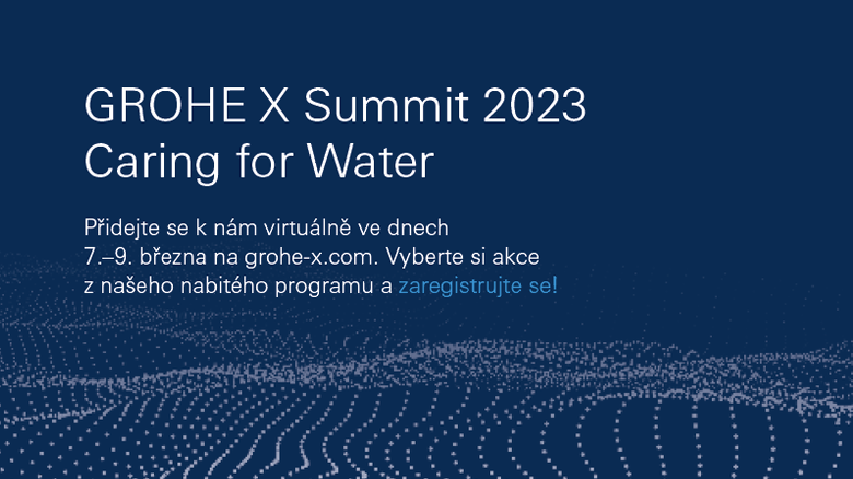 Omsorg for vann: GROHE X Summit 2023 med temaet «Caring for Water» vil diskutere vannets fremtid