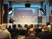 PressCentrum ČTK hostilo konferenci „Urbanismus a architektura - Security by Design“ Obr. č. 1: Z průběhu dopoledního bloku konference Urbanismus a architektura, autor Mgr. Filip Gundza, MBA
