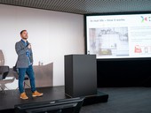 Teplo z datacenter může být zdarma. Za jakých okolností? Manuel Vilaça na workshopu konference Průmyslová tepelná čerpadla 2025, foto © Zuzana Havlínová