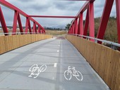 Modernizace lávky přes D2 - místo betonu je kompozit MEA