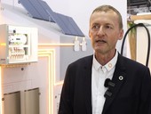 Photomate zajistí firemní fotovoltaiku, teplo i řízení energie pod jednou střechou Petr Černý, Photomate na veletrhu Intersolar 2026. Zdroj: estav.tv