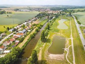 Povodňový park v Židlochovicích chrání tisíce lidí před velkou vodou Zdroj: Časopis Priorita 7-8/2026. Foto: Vojtěch Herout
