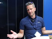 Ceny fotovoltaiky v roce 2026 - zdražují jen panely nebo i střídače a baterie? Radek Orság, jednatel SolSol, na veletrhu Intersolar 2026. Zdroj: estav.tv