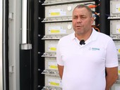 Baterie pro ČEPS i obchodování s elektřinou. Jak funguje úložiště ve Velké Bíteši Pavel Filla, TESLA Energy. Zdroj: estav.tv