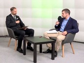 Biometan místo elektřiny. Co rozhoduje o ekonomice přestavby bioplynové stanice? Jiří Zilvar, TZB-info a Martin Turek, innogy na veletrhu FOR ARCH 2026. Zdroj: estav.tv